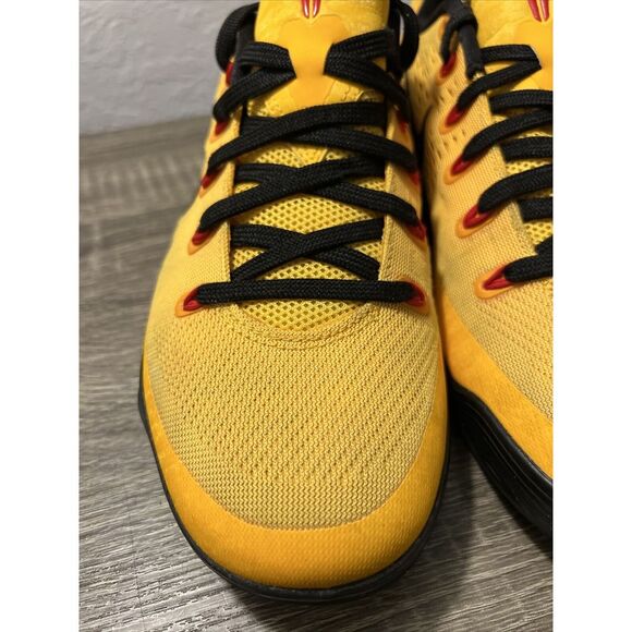 Nike Kobe 9 IX EM Low Bruce Lee 646701-700 Yellow Sneaker Shoes Sz Mens 8.5 - Picture 6 of 16